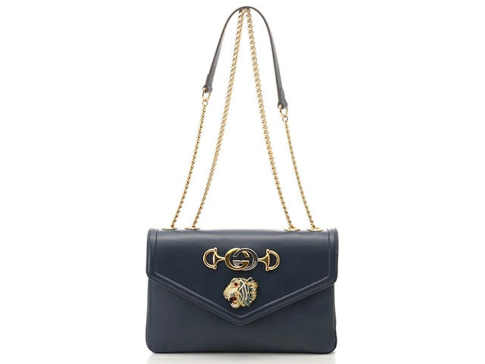 Gucci Chain Shoulder Bag Raja Calfskin
